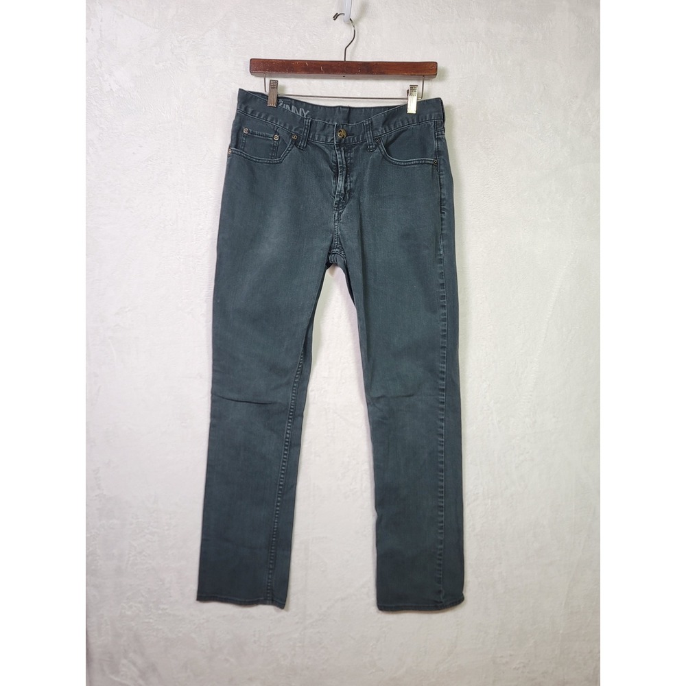 Bullhead Denim Co Dillon Skinny Jeans Mens Charcoal Gray Smart Casual 35x30